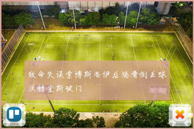致命失误索博斯洛伊后场滑倒丢球沃特金斯破门